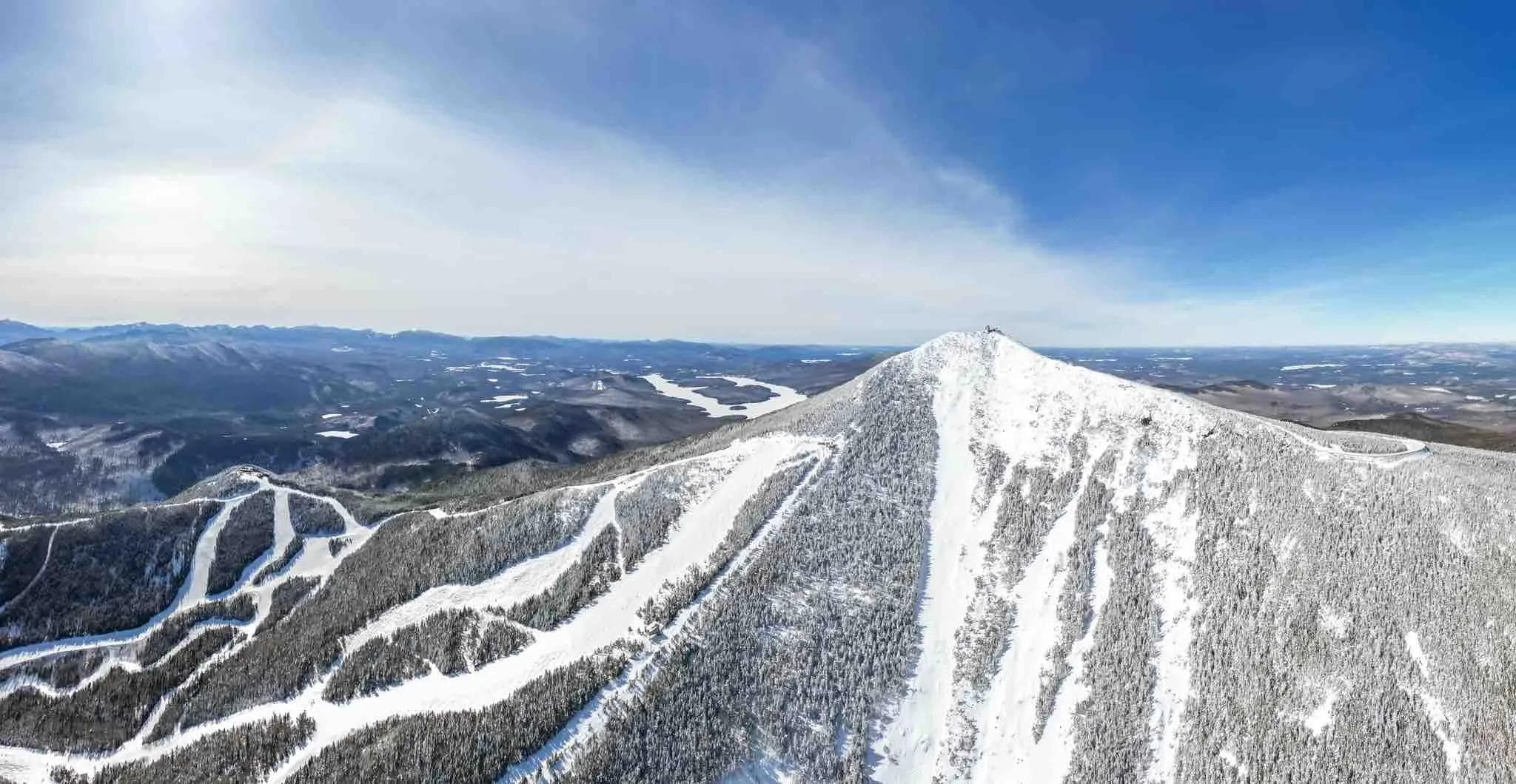 The summit of Whiteface mountain resort in New York.