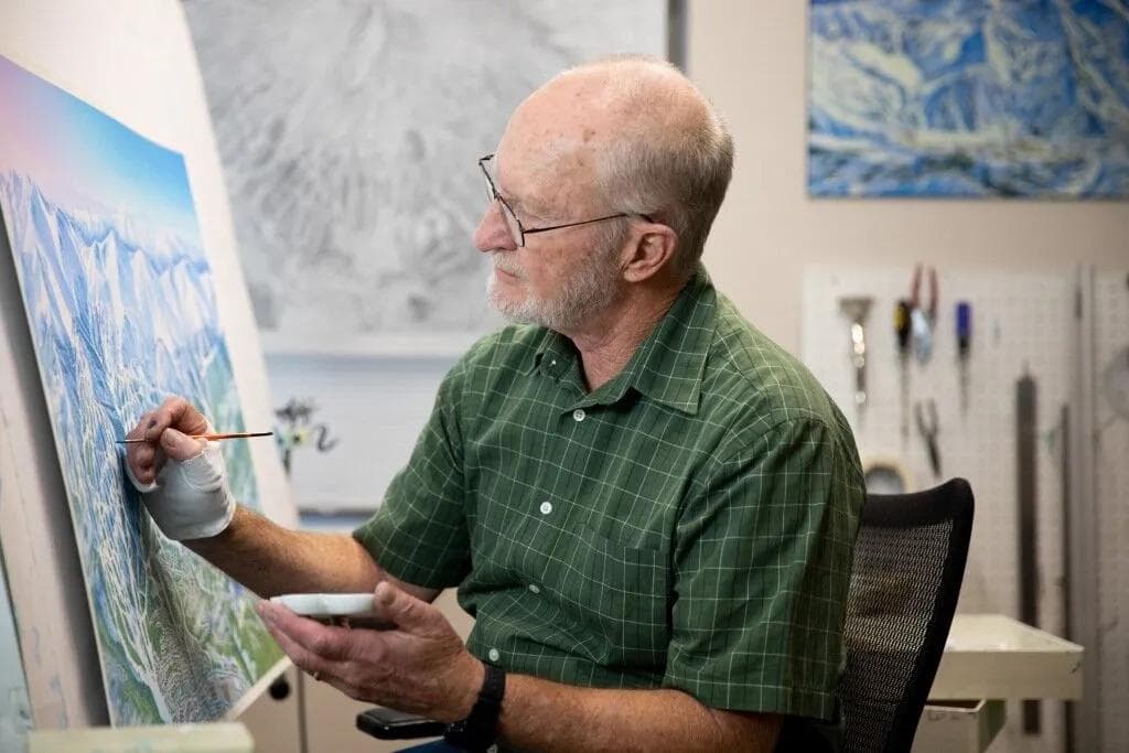 Ski Resort Icon James Niehues Releasing Original Paintings