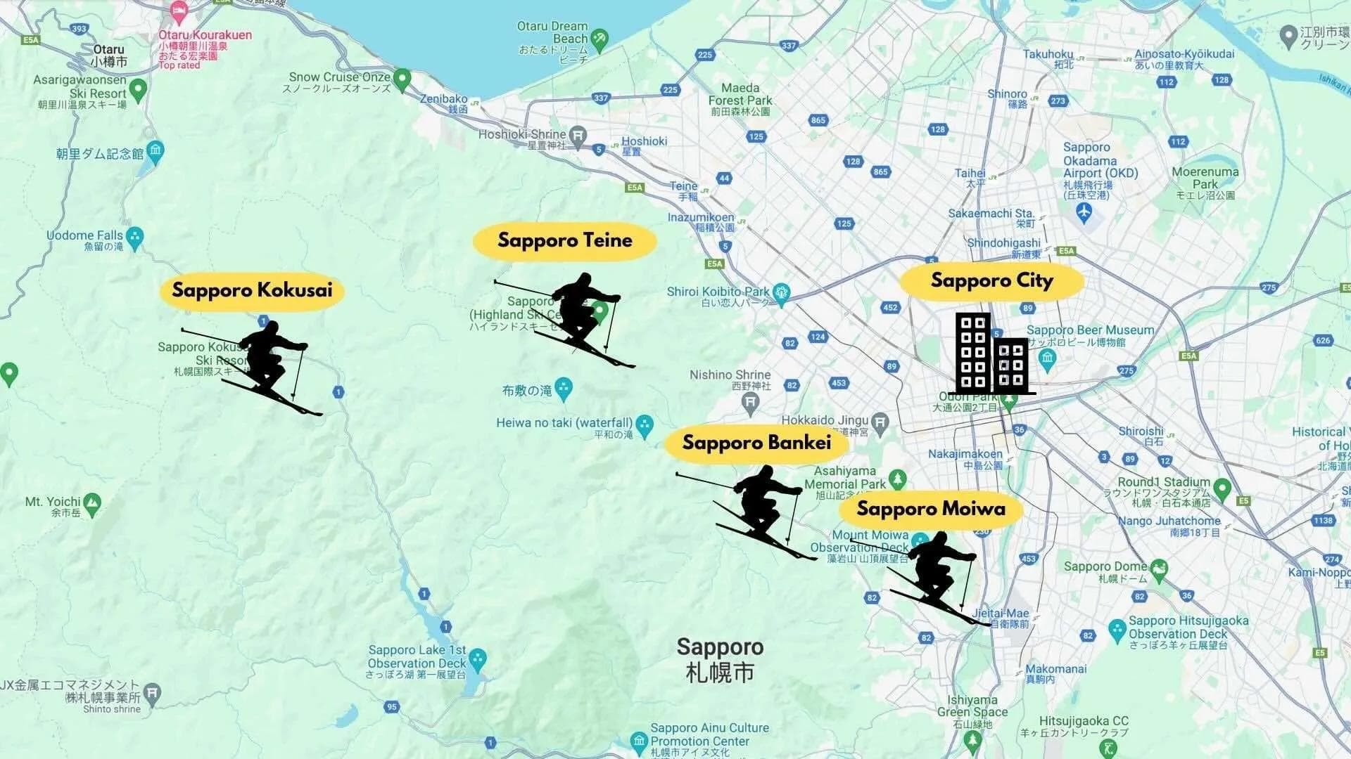 Top Ski Resorts In Sapporo, Japan