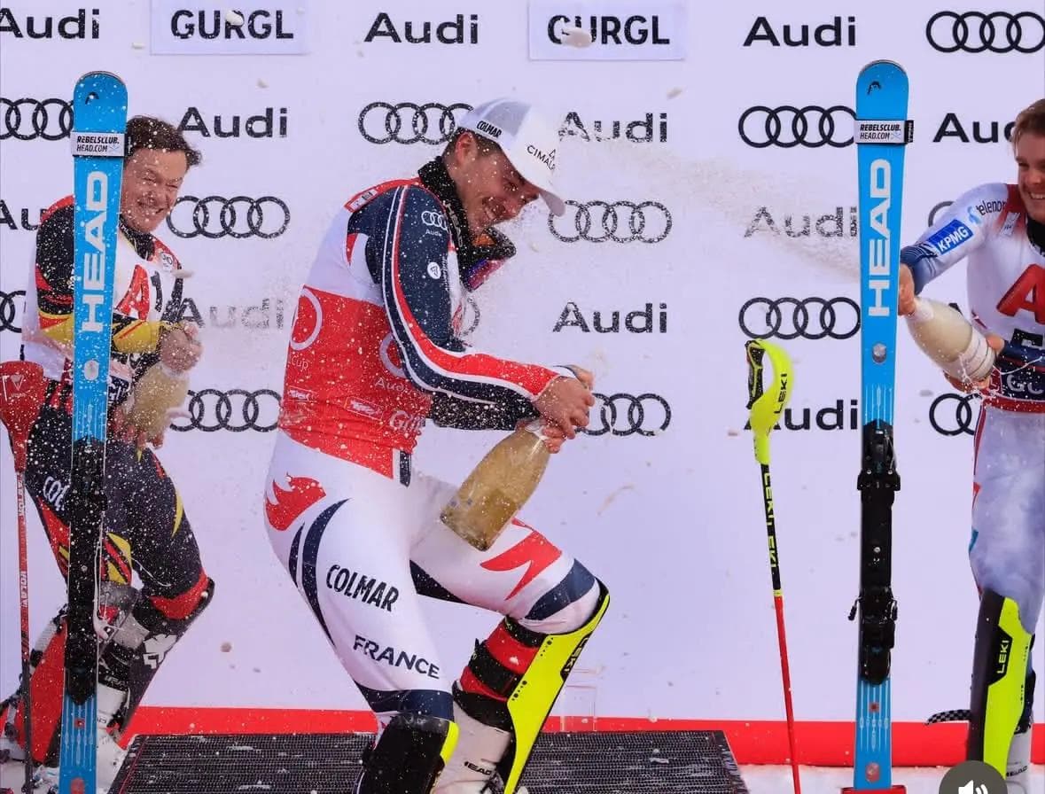 French Underdog Takes First World Cup Win as Belgium Claims Historic Slalom Podium in Gurgl