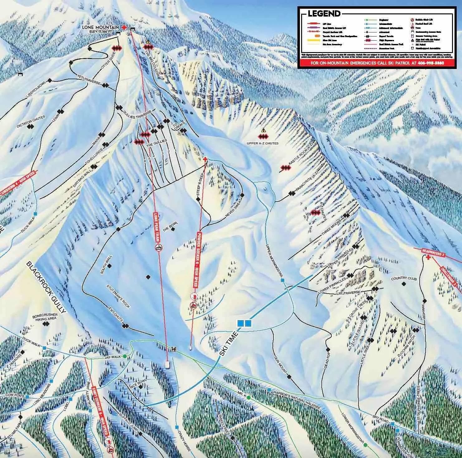 Big Sky Drops New Trail Map And New Trail Ratings